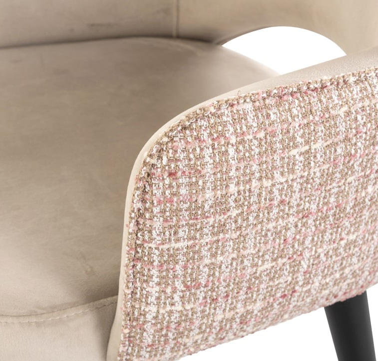 Stoel Giovanna Khaki/Rose - depauwwonen