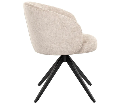 Stoel Olivia Natural - draaipoot by Richmond Interiors