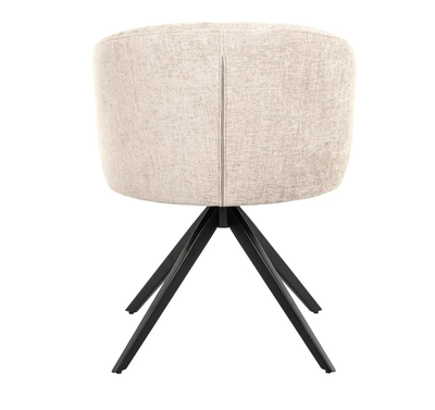 Stoel Olivia Natural - draaipoot by Richmond Interiors