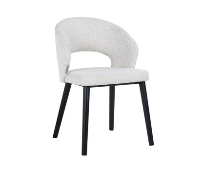 Stoel Savoy White Bouclé - depauwwonen