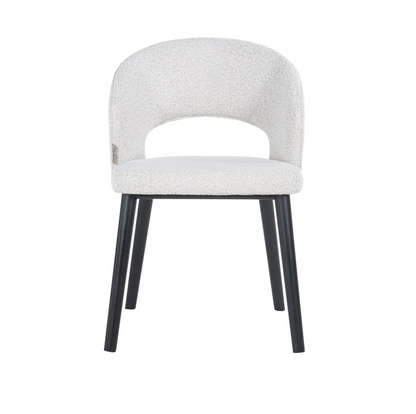 Stoel Savoy White Bouclé - depauwwonen