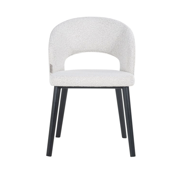 Stoel Savoy White Bouclé - depauwwonen