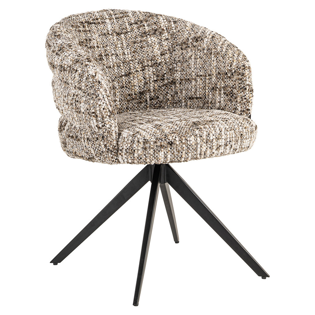 Stoel Serenity Brown Omara - draaipoot - verwacht 11/3 - depauwwonen