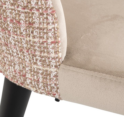 Stoel Tabitha Khaki/Rose - depauwwonen