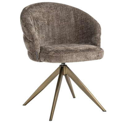 Eetkamerstoel Zendaya Stone Chenille - depauwwonen