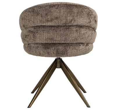 Eetkamerstoel Zendaya Stone Chenille - depauwwonen