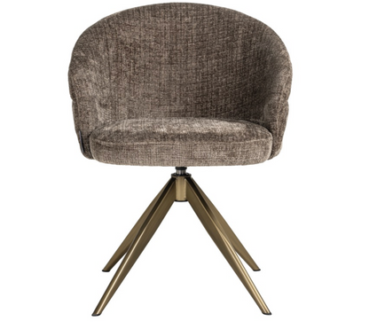 Eetkamerstoel Zendaya Stone Chenille - depauwwonen