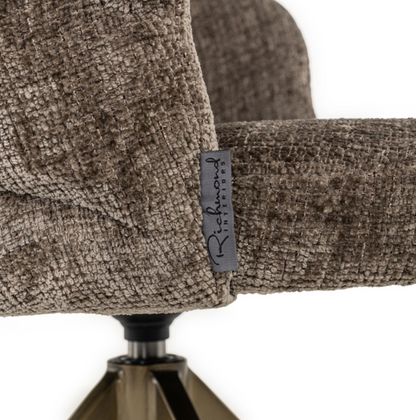 Eetkamerstoel Zendaya Stone Chenille - depauwwonen