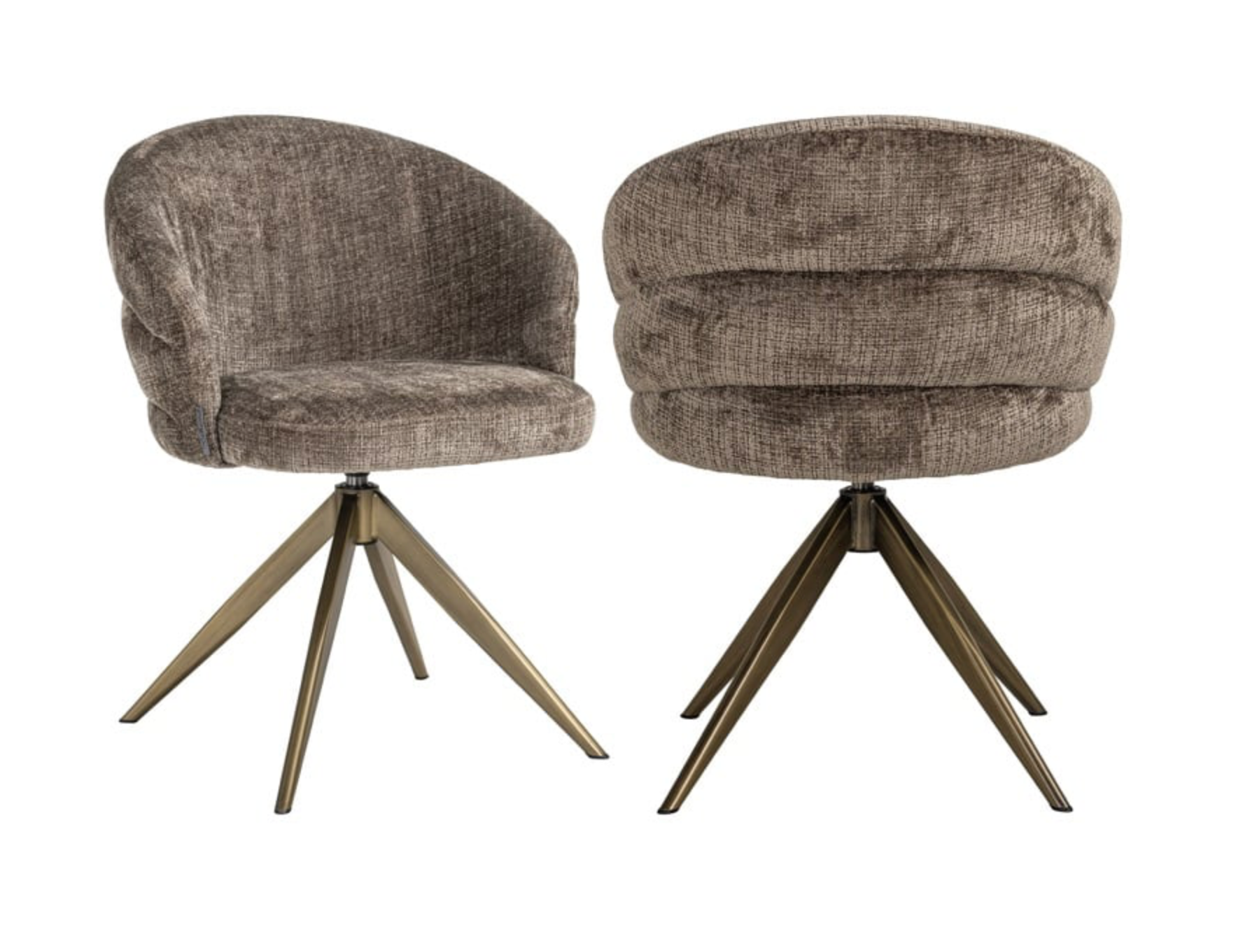 Eetkamerstoel Zendaya Stone Chenille - depauwwonen