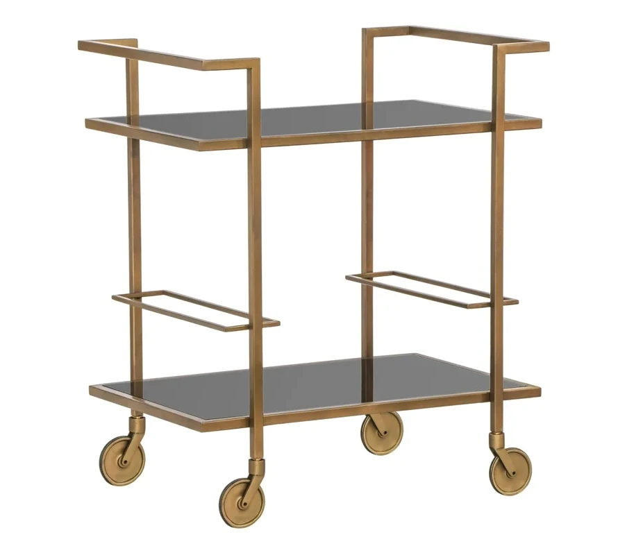 Trolley XO brushed goud by Richmond Interiors