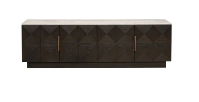 TV-meubel Claremont bruin - 4 deuren by Richmond Interiors