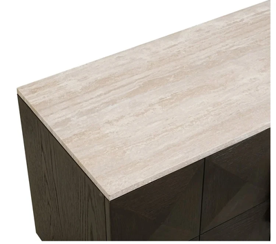 TV-meubel Claremont bruin - 4 deuren by Richmond Interiors