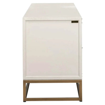 TV-meubel Whitebone Brass 4-deurs by Richmond Interiors