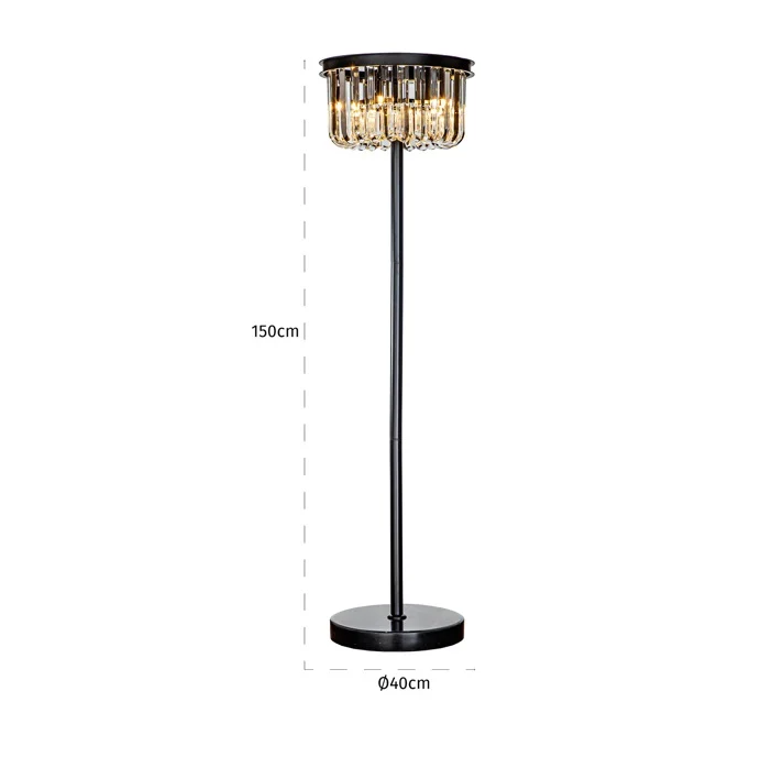 Vloerlamp Dagmar Black - depauwwonen