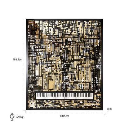 Wall art Piano Wibi - depauwwonen