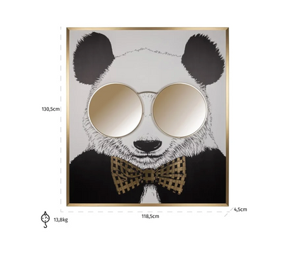 Wandkunst Shiny Panda - depauwwonen