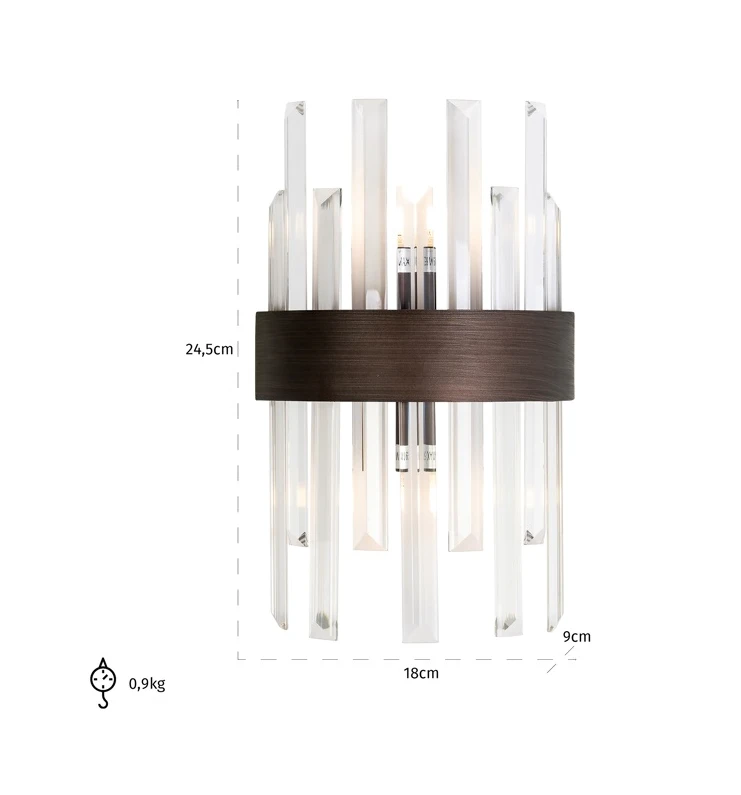 Wandlamp Avan Brons by Richmond Interiors