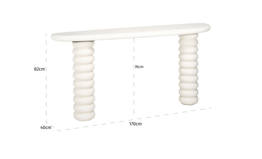 Wandtafel Bloomstone 170x180 by Richmond Interiors