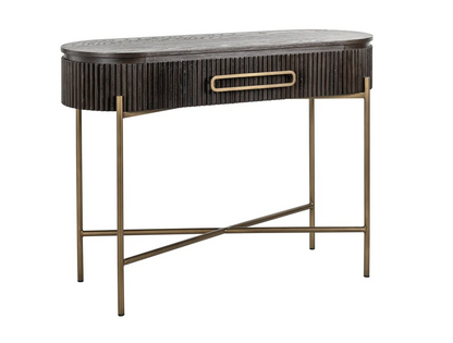 Wandtafel Luxor bruin - 1 lade - depauwwonen