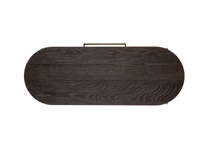 Wandtafel Luxor bruin - 1 lade - depauwwonen