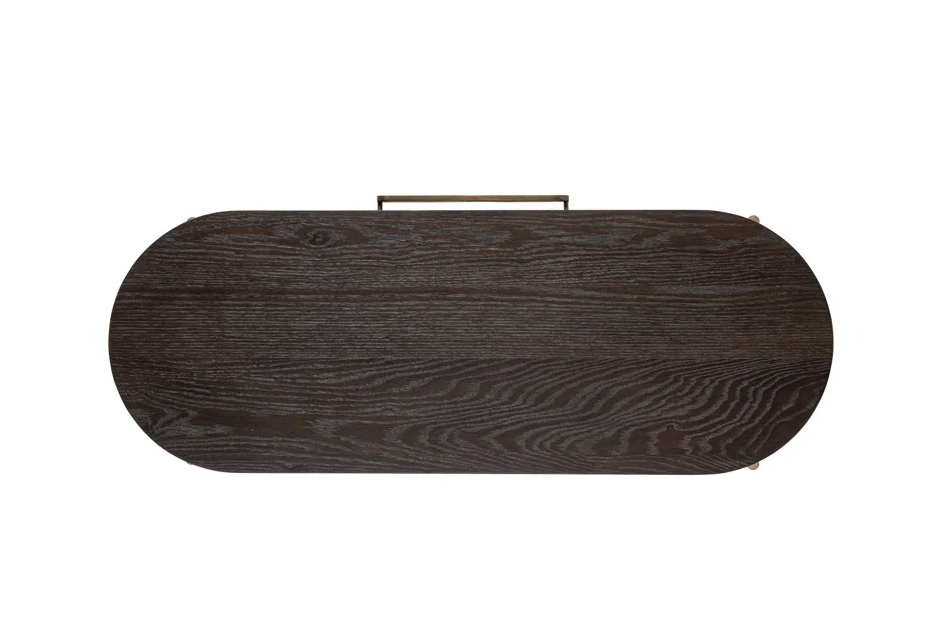 Wandtafel Luxor bruin - 1 lade - depauwwonen