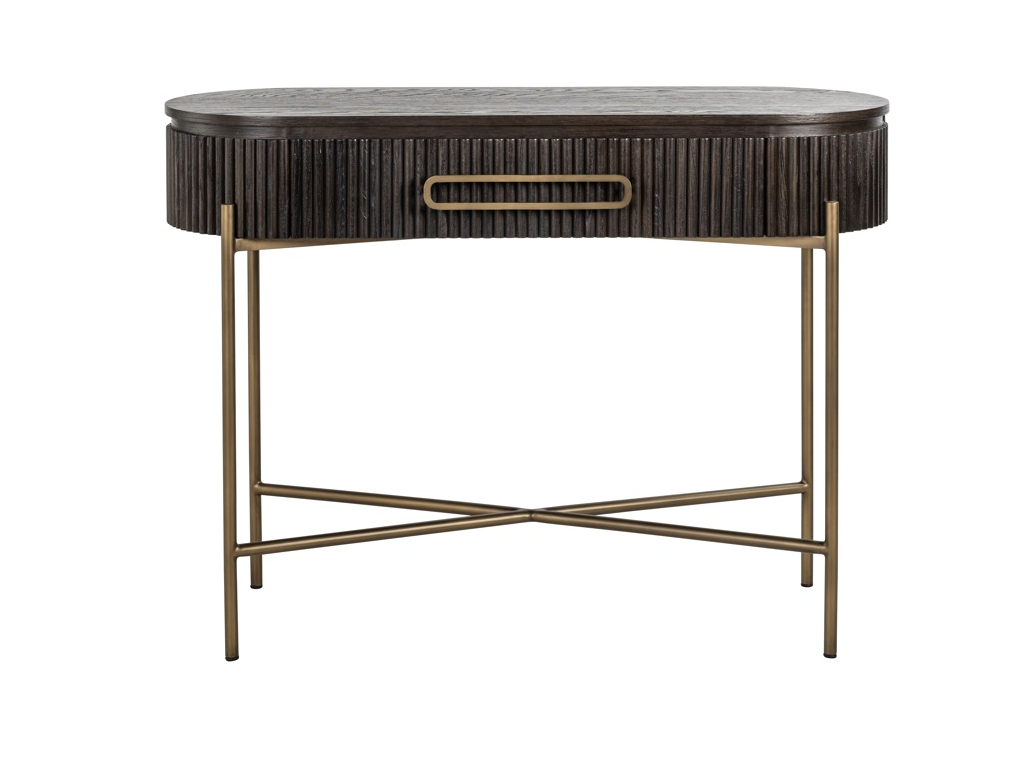 Wandtafel Luxor bruin - 1 lade - depauwwonen