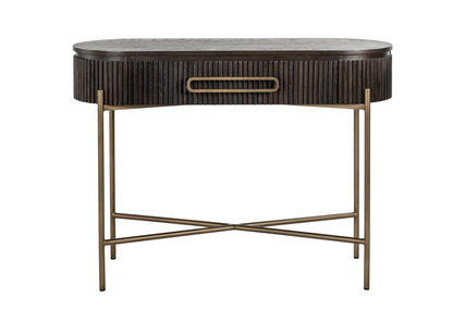 Wandtafel Luxor bruin - 1 lade - depauwwonen