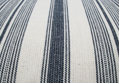 Kussen Kleine Streep Blauw/Wit 50x30cm - depauwwonen