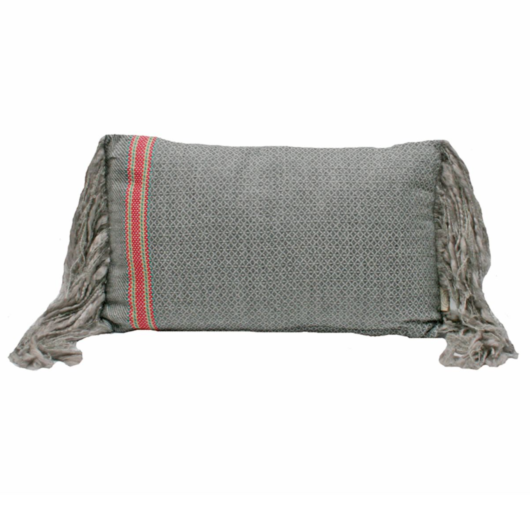 Kussen acryl grijs met neon roze 50x30cm - depauwwonen