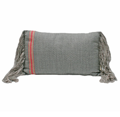 Kussen acryl grijs met neon roze 50x30cm - depauwwonen