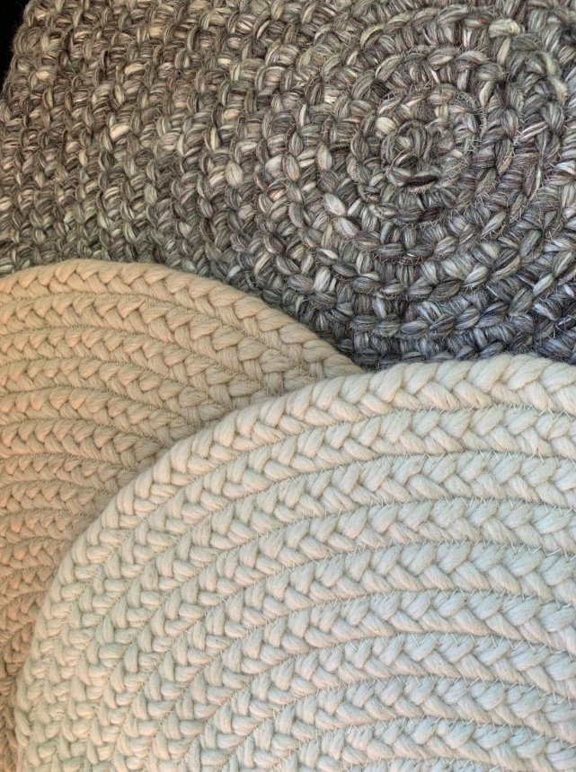 Vloerkleed rond Nieuw Zeeland wol beige - in  3 maten - depauwwonen