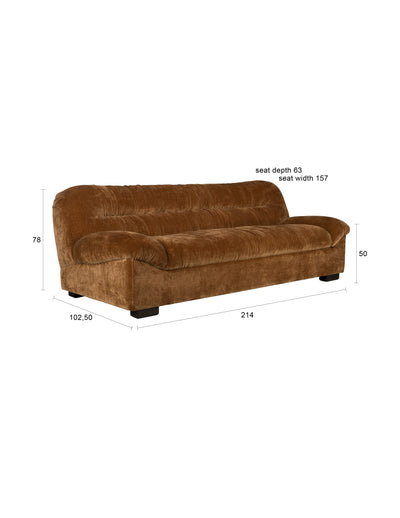 Bankstel Douglas Cognac by Dutchbone