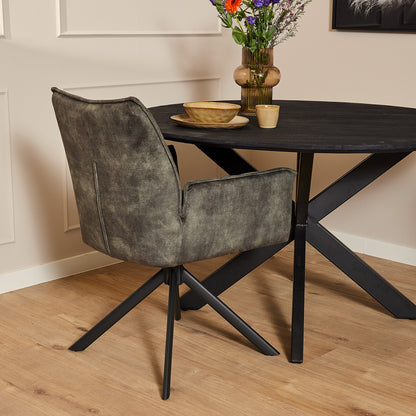 Eetkamerstoel Dani | Velvet Hunter Green - depauwwonen