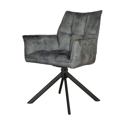 Eetkamerstoel Dani | Velvet Light Blue - depauwwonen