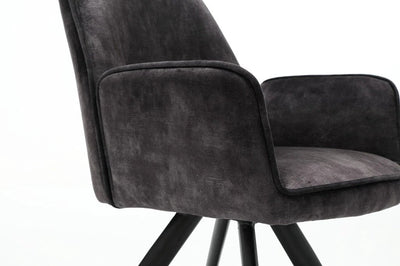 Eetkamerstoel Nova | Antraciet | Set van 2 by Starfurn