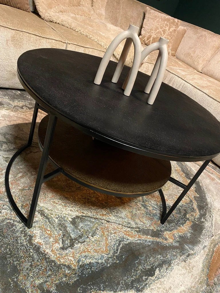 Salontafel Lecia | Zwart Goud by Starfurn