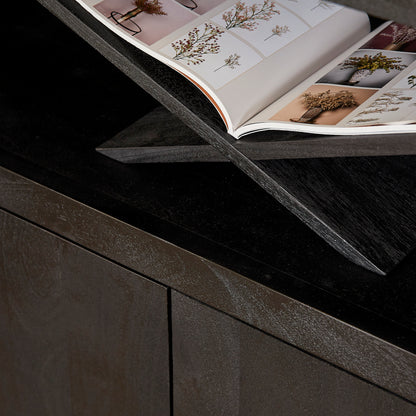 Boekenkast Brussels Black | 5 compartments - 2 doors - depauwwonen