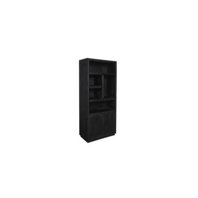 Boekenkast Brussels Black | 5 compartments - 2 doors by Starfurn