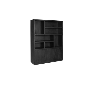 Boekenkast Brussels Black XL | 160 cm by Starfurn