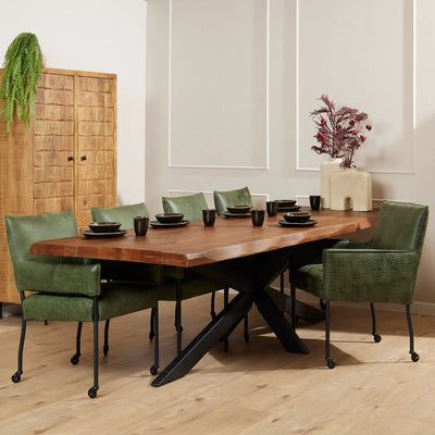 Boomstam eettafel Boston | 300 cm by Starfurn