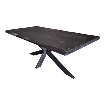 Boomstam eettafel Boston Black | 180 cm by Starfurn