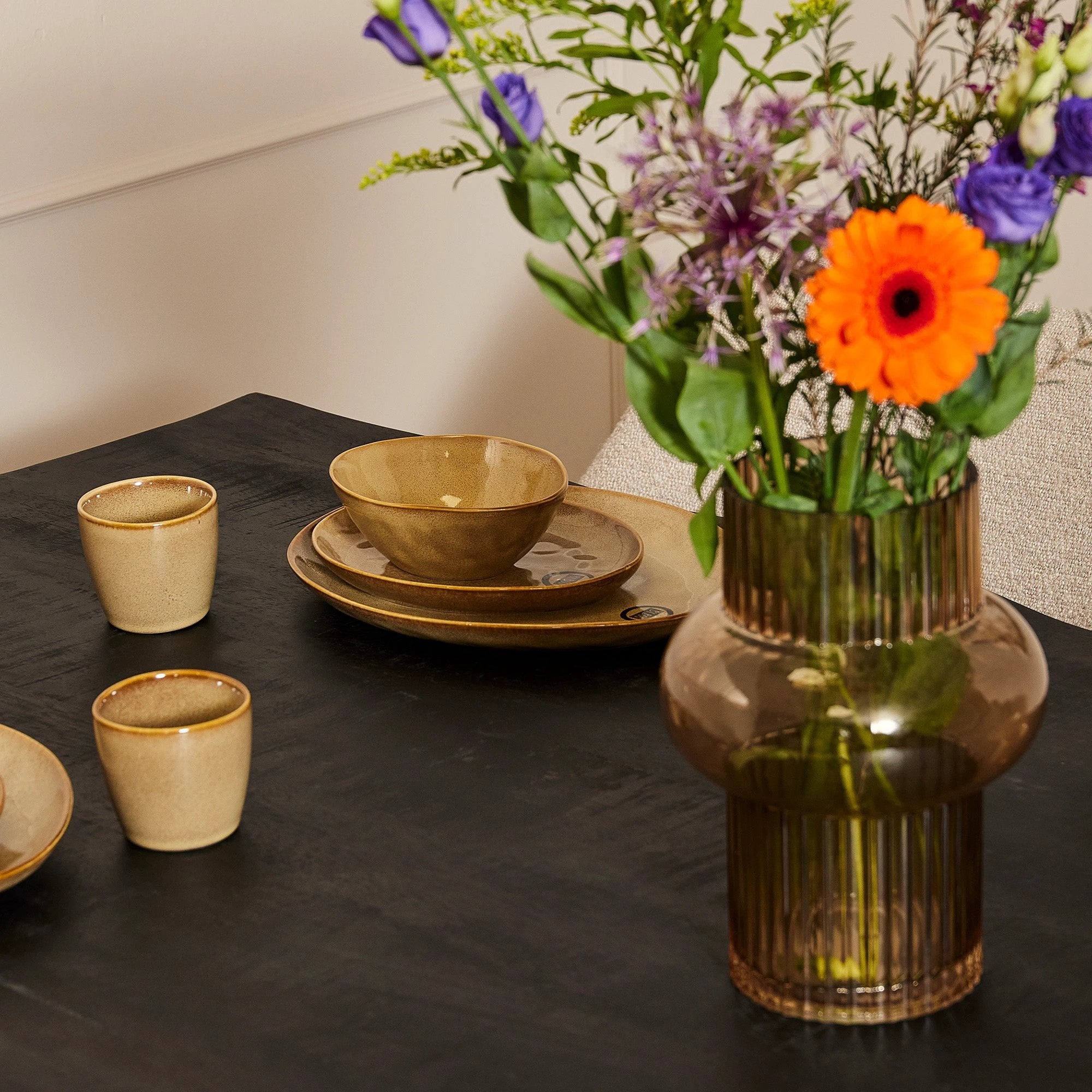 Boomstamtafel Eettafel Boston Black | 240 cm by Starfurn