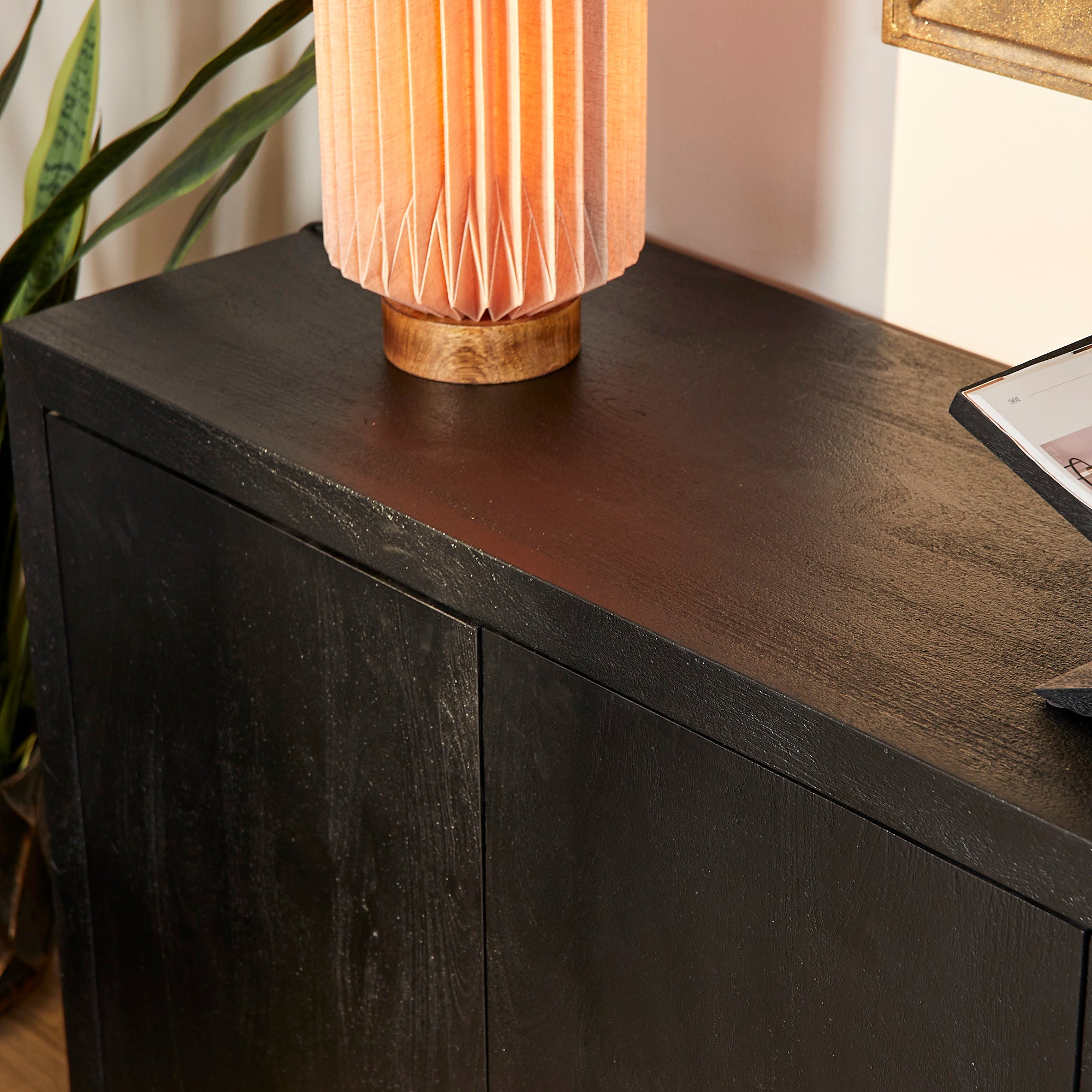 Dressoir Brussel Zwart 4 deuren | 200 cm - depauwwonen