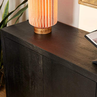 Dressoir Brussel Zwart 4 deuren | 200 cm by starfurn