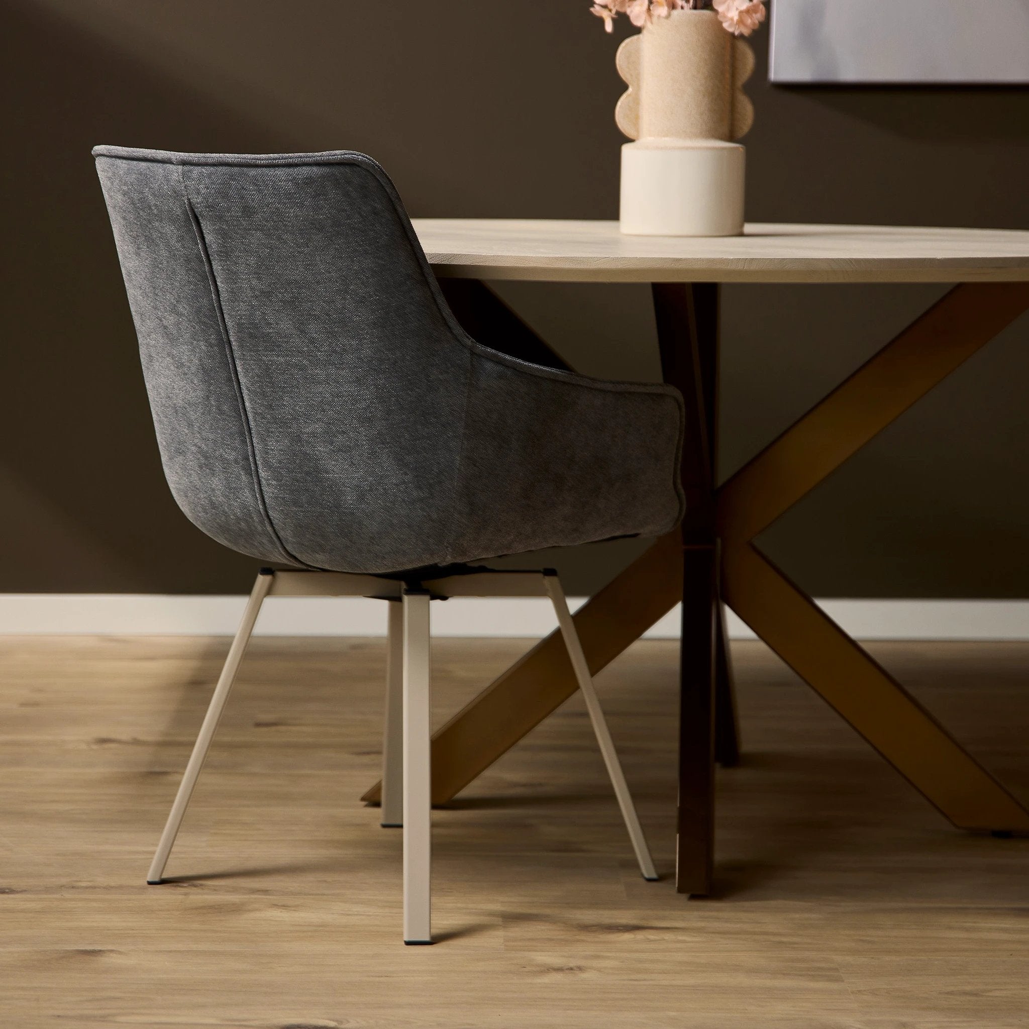 Eetkamerstoel Mees | Antraciet by Starfurn