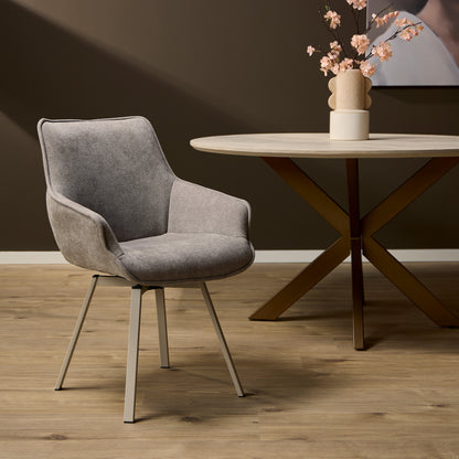 Eetkamerstoel Mees | Taupe - depauwwonen