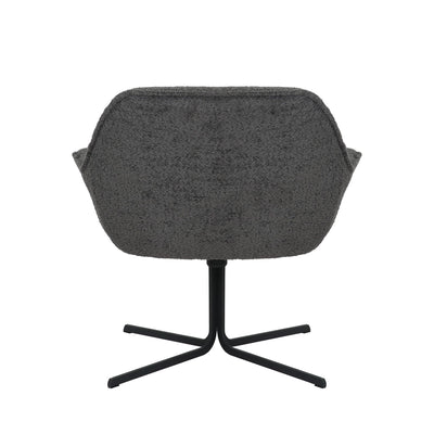 Fauteuil Mila | Donkergrijs by Starfurn