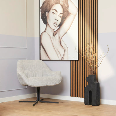 Fauteuil Mila | Lichtgrijs by starfurn