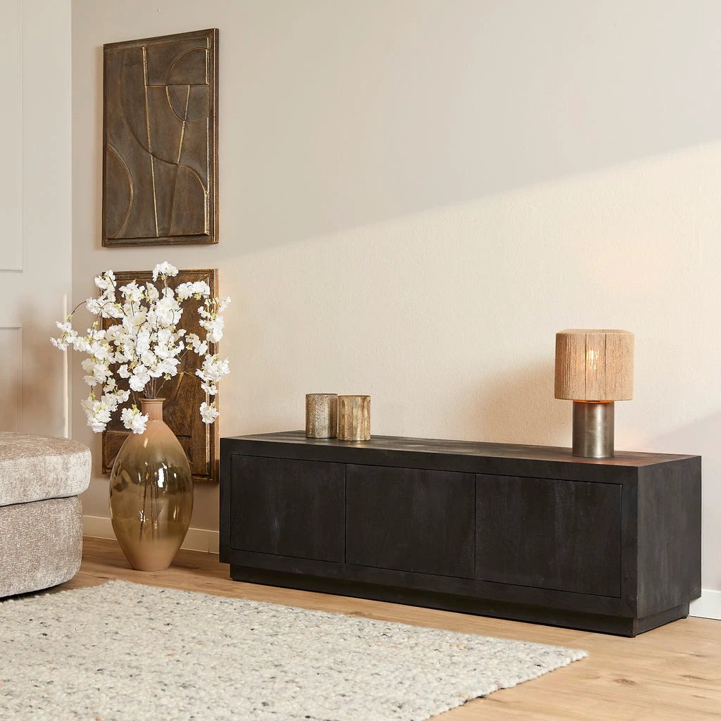 Tv-meubel Brussel Zwart | 150 cm by Starfurn