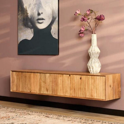 Zwevend tv-meubel Madison Naturel | 160 cm by Starfurn